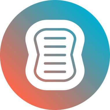 ekmek ikonu vektör illüstrasyonu