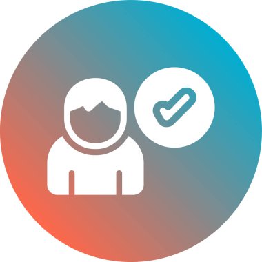 Beyaz arkaplanda işaretleme simgesi izole edildi