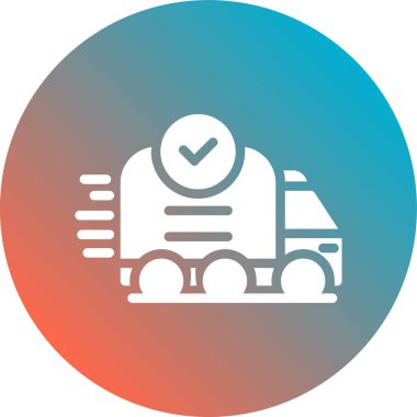 Araba simgesinin vektör illüstrasyonu