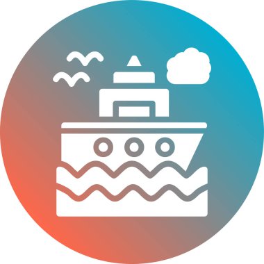 Modern simgenin vektör illüstrasyonu