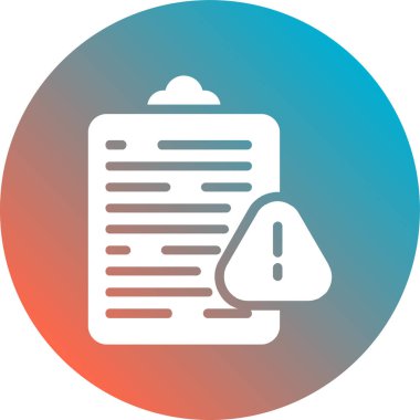 belge simgesi vektör illüstrasyonu