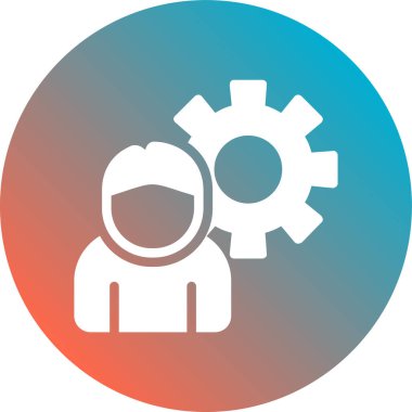 iş simgesi soyut bir grupta izole edildi