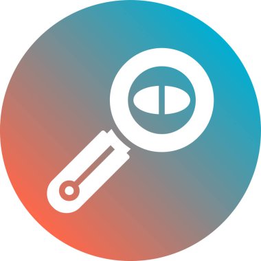 Bir termometrenin bir simgesinin vektör çizimi