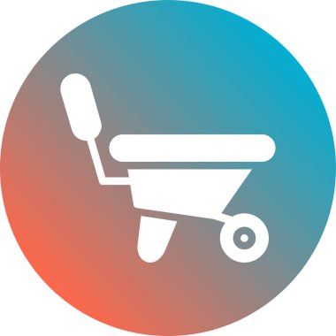 Sepeti düz vektör simgesi