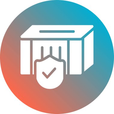 kutu simgesi, vektör illüstrasyonu