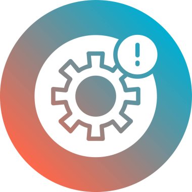 Modern bir simgenin vektör illüstrasyonu