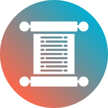 Belge. Web simgesi basit illüstrasyon