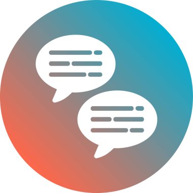 kabarcık simgesi, vektör illüstrasyonu