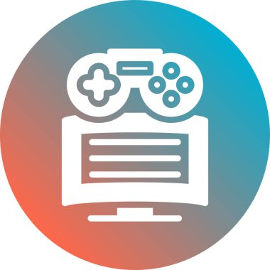 oyun simgesi vektör çizimi