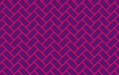 Mor ve Turuncu Balık İllüzyon Resim Deseni