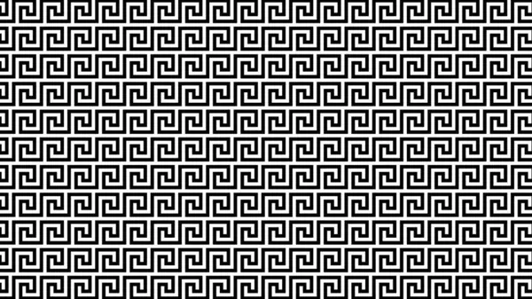 Yunan Meander Deseni. Yunan anahtar deseni. Geometrik çizgiler. Antik Yunan motifleriyle soyut desen. İllüzyon. Soyut arkaplan, moda, seramik fayanslar, tekstil süslemeleri, dokular.