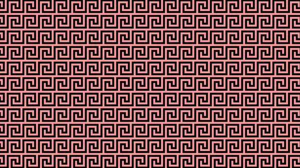 Yunan Meander Deseni. Yunan anahtar deseni. Geometrik çizgiler. Antik Yunan motifleriyle soyut desen. İllüzyon. Soyut arkaplan, moda, seramik fayanslar, tekstil süslemeleri, dokular.