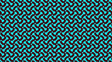 Kırmızı arkaplanda izole edilmiş şirin bir desen.