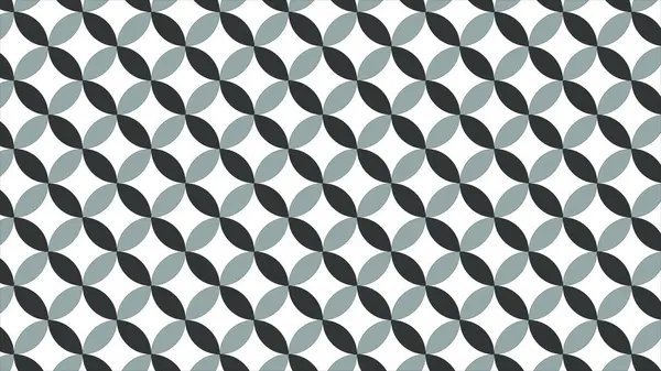 Üst üste binen dairesel geometrik desen tekrarlayan ve dinamik bir izlenim yaratır. Yüzey yumuşak siyah ve gri varyasyonlarla pürüzsüz görünüyor..