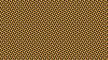 Paketleme için kusursuz geometrik soyut desen. Siyah ve altın üçgenli geometrik desen. Kusursuz soyut arkaplan