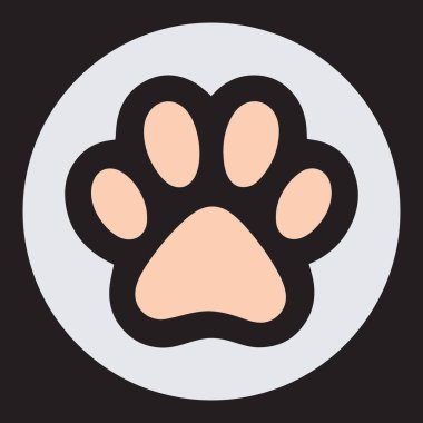 Köpek Pençesi Silüet Tasarımı 