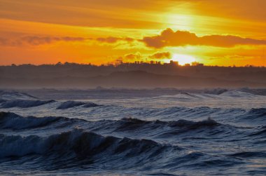 Atlantik Okyanusu günbatımı