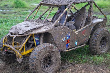 Banyumas naipliği, merkezi java ve Endonezya 'daki off-road aktivitelerinin güzelliği. 16 Ekim 2024 'te bir profesyonel tarafından çekilmiş. Güzel manzaralı harika bir off road.