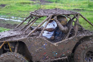 Banyumas naipliği, merkezi java ve Endonezya 'daki off-road aktivitelerinin güzelliği. 16 Ekim 2024 'te bir profesyonel tarafından çekilmiş. Güzel manzaralı harika bir off road.