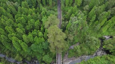 Banyumas Regency, Central Java, Endonezya 'daki Baturaden Manzarası' nın insansız hava aracı görüntüsü. 2 Aralık 2024 'te bir profesyonel tarafından çekilmiştir. Güzel manzaralı harika bir manzara.