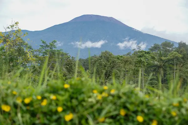Banyumas Regency, Central Java, Endonezya 'daki Baturaden manzarasının güzelliği. 8 Ocak 2025 'te bir profesyonel tarafından çekilmiştir. Güzel manzaralı harika bir manzara.