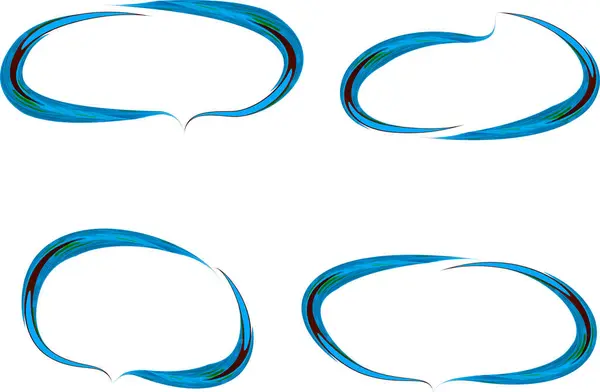 Koyu mavi renkli, yaratıcı, kalın konuşma baloncukları.