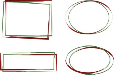 yeşil bordo renkli sanat soyut sınırları