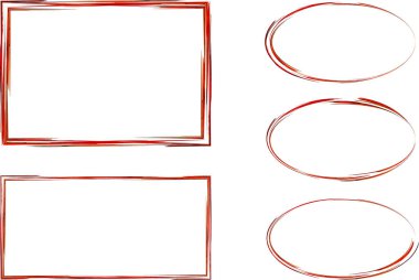 kırmızı siyah renkli çizim sanat taslak soyut çerçeveler