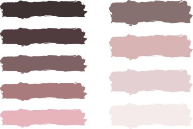 Pastel çıplak renkler soyut el çizimi arkaplan fırça darbeleri koleksiyonu