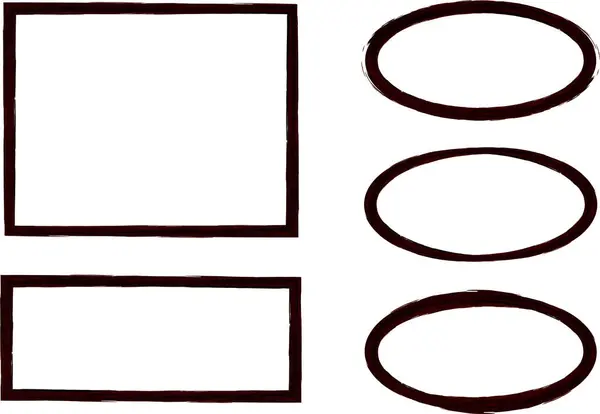 siyah siyah bordo renkli fırça darbesi soyut çerçeve seti