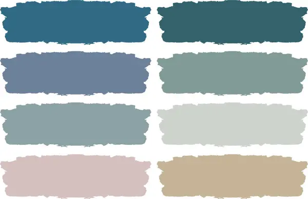 koyu pastel renkler soyut metin kutusu dikdörtgen fırça darbeleri paleti