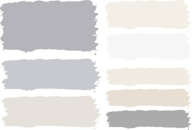 Gri kahverengi renkli palet renkleri soyut sancaklar fırça darbeleri