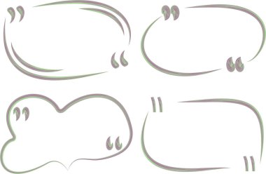 Gri yeşil renkli sanat karalamaları set