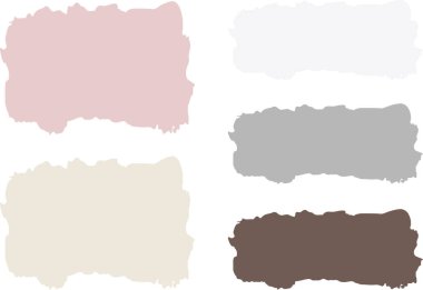 Pastel renkler soyut pankartlar metin kutusu fırça arkaplanı