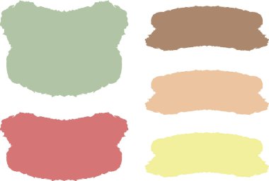 Pastel sıcak renkler yaratıcı fırça darbeleri arka plan