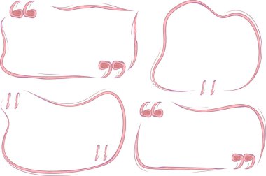 Pastel pembe renkli yaratıcı özet çizimleri ayarlandı