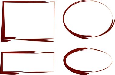 koyu kırmızı bordo renk soyut desen çerçeve koleksiyonu