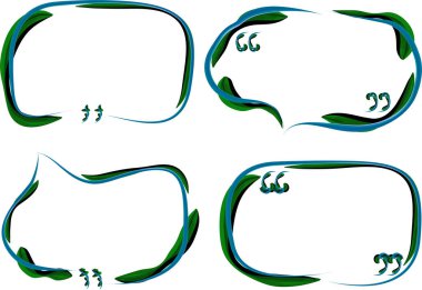 koyu yeşil soyut dekoratif özet çizim çerçeve vektörü