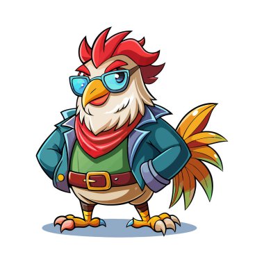 Bahçedeki Mutlu Şirin Ördek Sevimli Hayvan Silueti