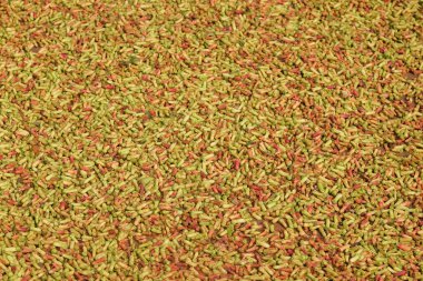 Soyut şekiller, desenler ve karanfil tohumlarının dokuları. Karanfil çiftçileri. Sigara ve bitkisel ilaç endüstrisi için karanfil çiftlikleri