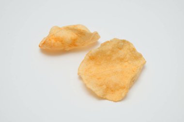 Endonezya baharatlı slondok beyaz arka planda izole edildi. Metin için boşluk kopyala. Geleneksel abur cubur kavramı. Grafik tasarımı veya afiş arka planı için.