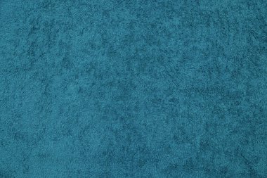 Doku arka planı ve mavi havlunun soyut deseni. Pürüzsüz ve yumuşak havlu kumaşı. Grafik tasarımı için, 3 boyutlu biçimlendirme veya pankart arkaplanı
