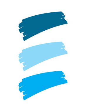 Mavi kurdele vektör ikonu. izole edilmiş mavi kurdele sembolü.