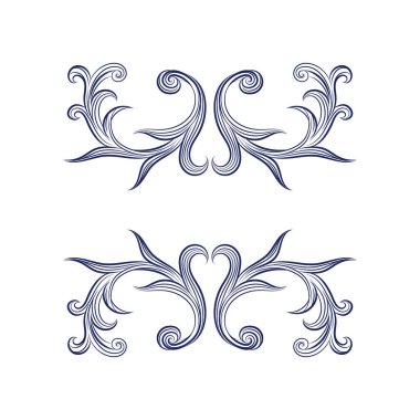 Tasarım için dekoratif ögeler kümesi