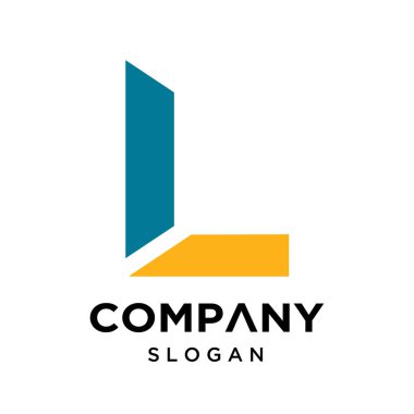 C harfi logo tasarım şablonu vektörü