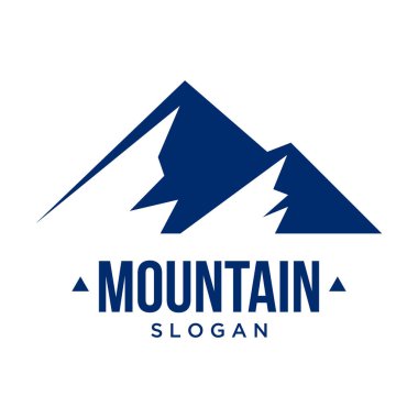 Dağ logo vektör şablonu