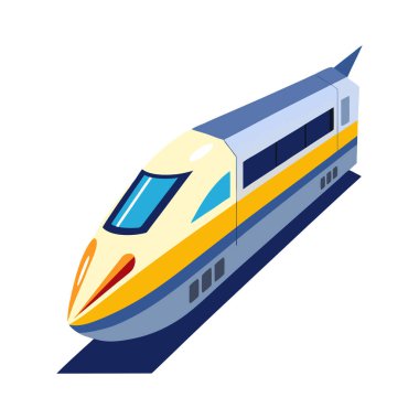 Bu Bullet Train vektörü, yüksek hızlı trenin, ulaşım temalı projeler, reklamcılık ve eğitim materyalleri için ideal modern tasarımını sergiliyor. Temiz çizgiler ve dinamik stil onu logolar, dijital sanat eserleri ve baskılar için mükemmel kılıyor.