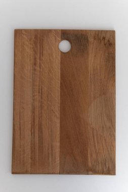 Delik makro görünümlü ahşap kesme tahtası yakın plan fotoğraf