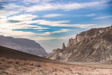 Peru 'daki And Dağlarının güzel manzarası