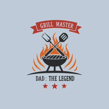 Izgara Ustası Baba Efsanevi Tişört Komik Mangal Babaları Günü Hediyesi. Bu 